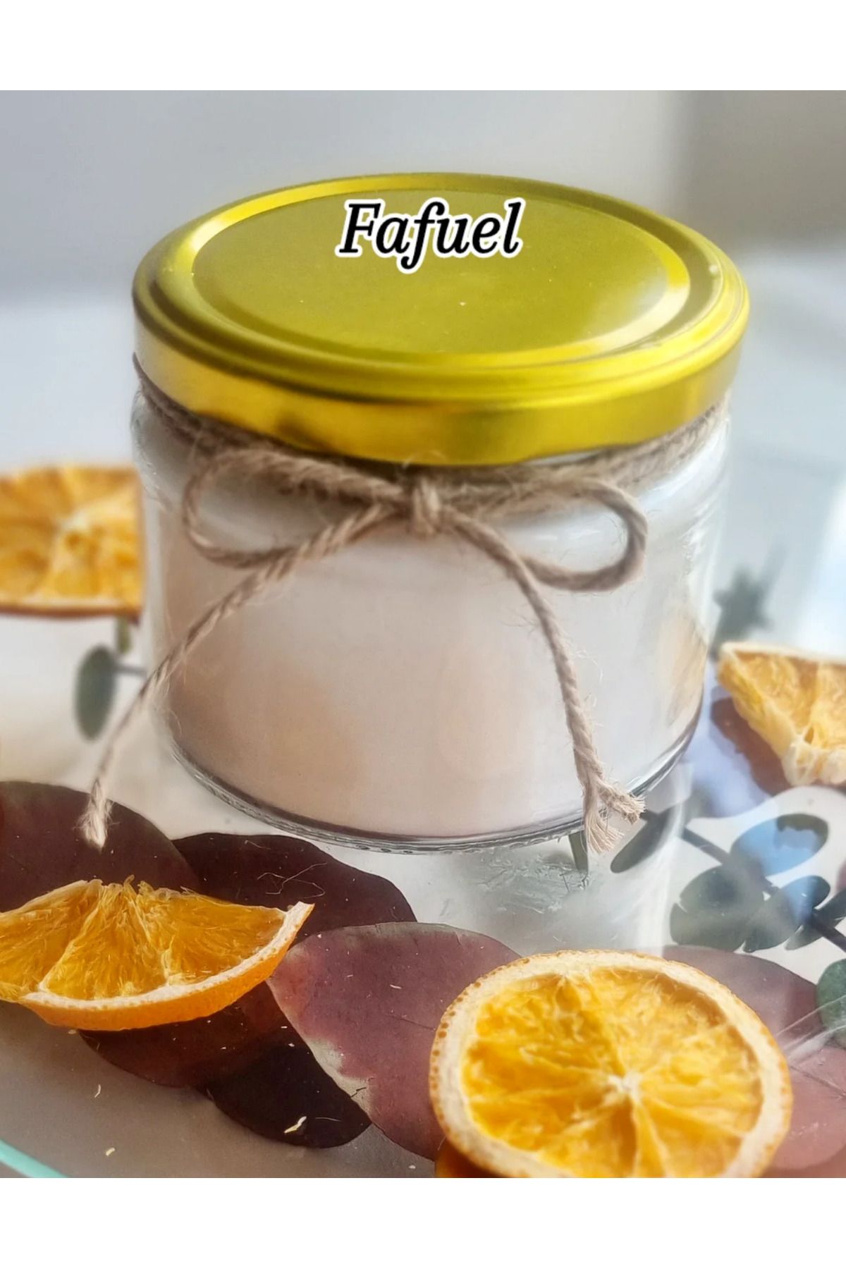 230 CC Kavanoz Okyanus Kokulu %100 Soya Wax Mum - Görsel 3